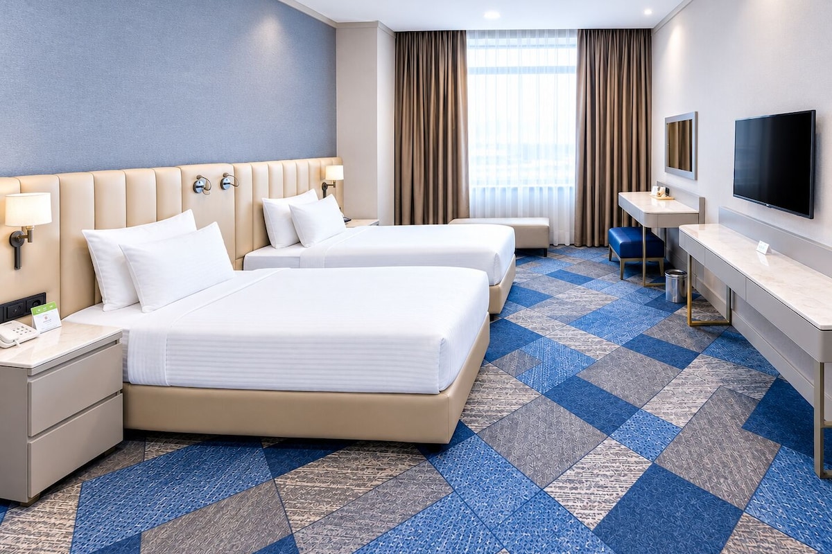 Superior Room, 2 Twin Beds | Minibar, in-room safe, desk, laptop workspace