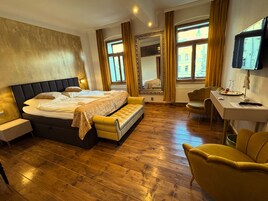Quarto casal luxo | Wi-Fi de cortesia