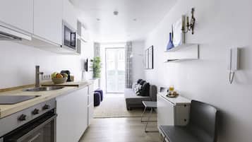 City Studio (Zinc Artist Atelier) | Private kitchenette | Full-sized fridge, microwave, oven, stovetop
