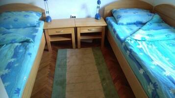 Double or Twin Room, Shared Bathroom | Blackout curtains, iron/ironing board, free WiFi, bed sheets