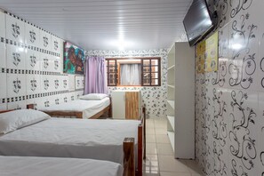 Free WiFi, bed sheets