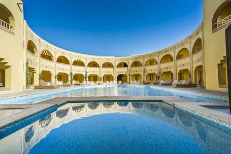 Outdoor pool. Ksar El Jerid Tozeur