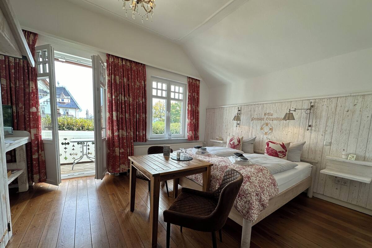 Doppelzimmer Balkon frische Seemannsbriese | 高級寢具、免費無線上網、獨特裝潢、布置獨特