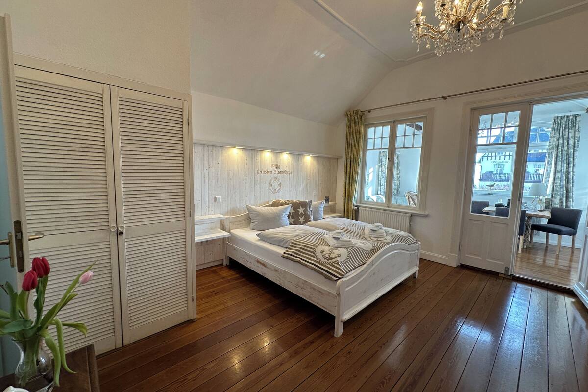 Deluxe-Suite Meer und Schiffe sehen | 私人廚房 | 咖啡機/沖茶器、電熱水壺