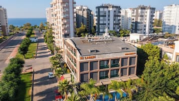 Façana frontal de l'allotjament