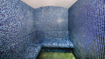 Salas para tratamentos a dois, banho turco/hammam