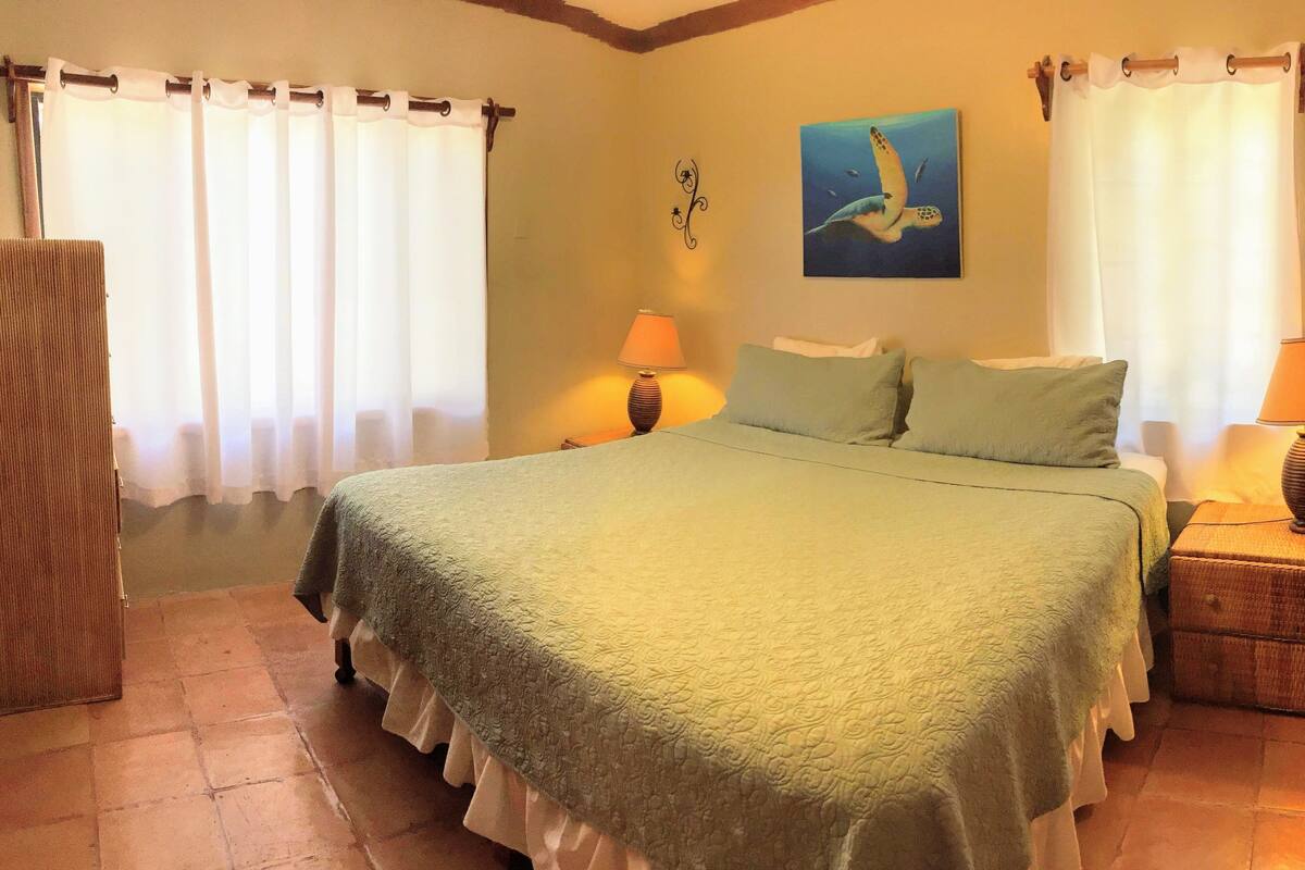 Villa, 1 King-Bett und Schlafsofa, Meerblick (2nd Floor Beachfront) | Kostenloses WLAN, Bettwäsche