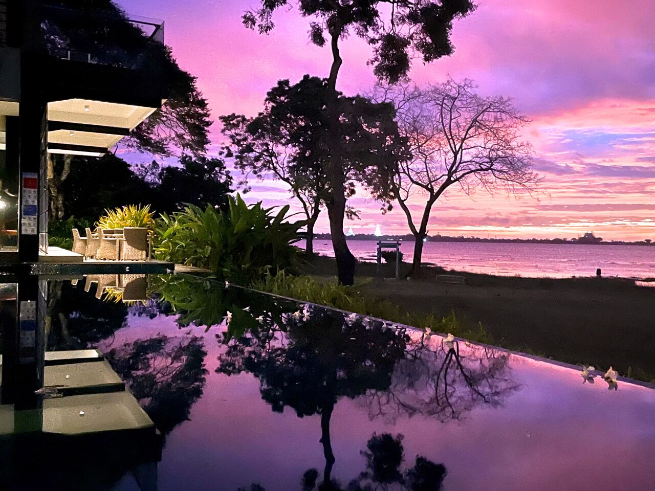 Vue depuis l’hébergement