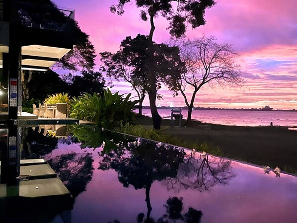 Vue depuis l’hébergement