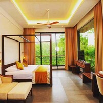 Deluxe Room, Forest View | Premium bedding, minibar, desk, laptop workspace