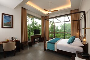 Deluxe Room, Forest View | Premium bedding, minibar, desk, laptop workspace
