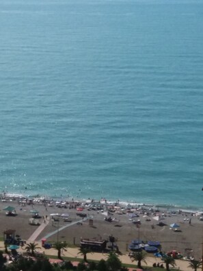 En la playa 