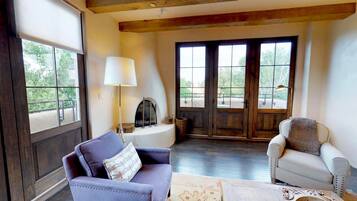 Condo (The Lincoln 402) | Living room | Flat-screen TV, fireplace