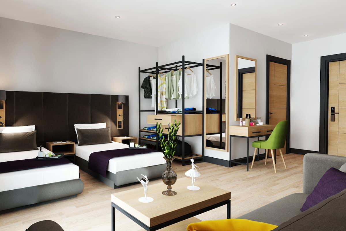 classic room | living area | 43-inch smart tv with digital channels, tv, netflix