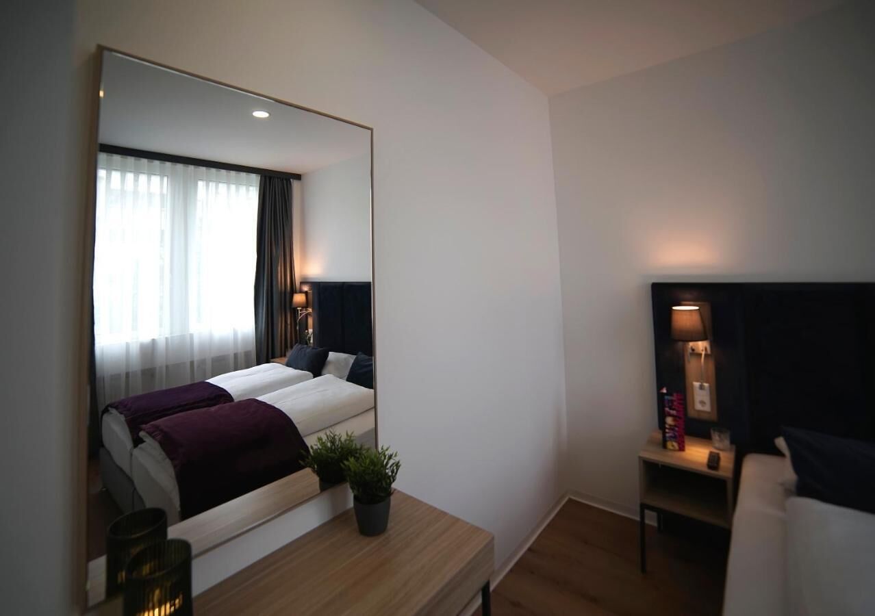 In-room safe, desk, laptop workspace, blackout curtains