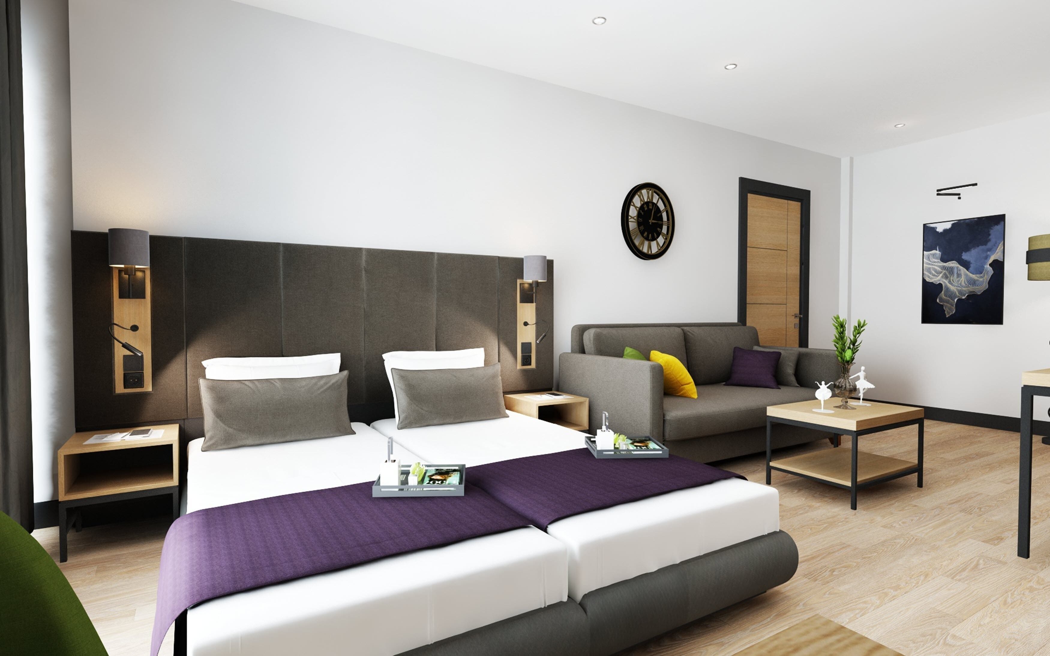 comfort double room, accessible | 1 bedroom, in-room safe, desk, laptop workspace