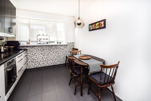 Comfort Apartment, 1 Bedroom | Private kitchen | Fridge, oven, stovetop, dishwasher - Apartment B48 (Reykjavik)
