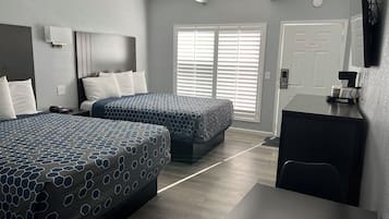 Værelse - 2 queensize-senge | Gratis Wi-Fi, sengetøj