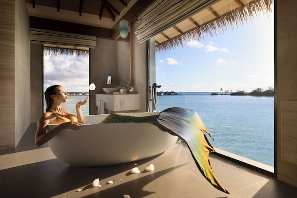 Room, 4 Bedrooms (Ocean Pool Retreat) | Bathroom | Separate bathtub and shower, rainfall showerhead, designer toiletries