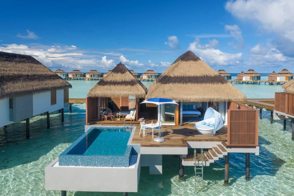 Villa, Private Pool, Overwater (Sunset Ocean)