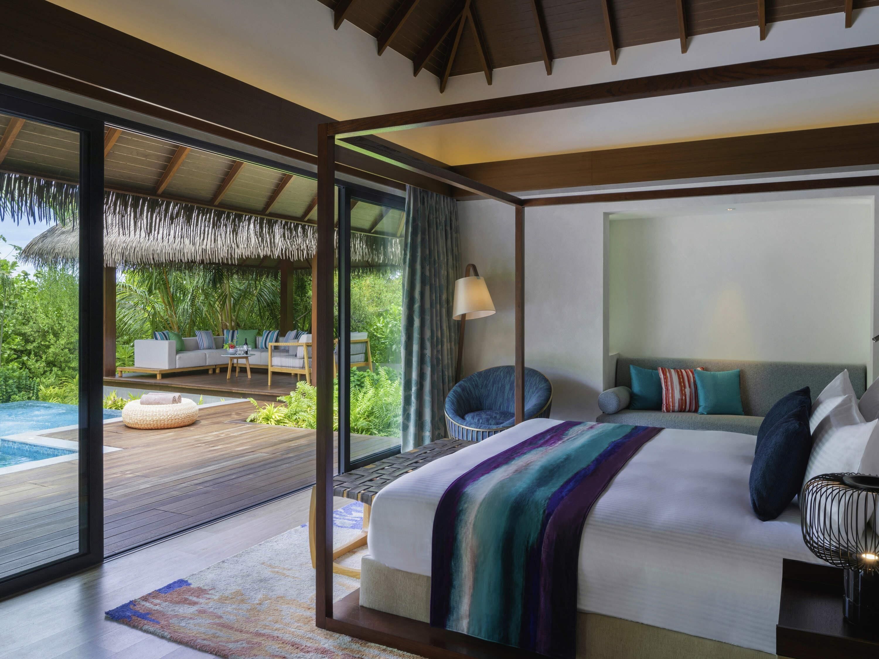 Villa, 2 Bedrooms (Beach Pool) | Premium bedding, minibar, in-room safe, desk