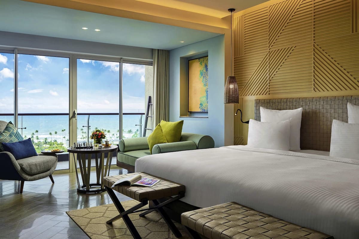 deluxe room, 2 single beds, ocean view | 1 bedroom, hypo-allergenic bedding, minibar, in-room safe