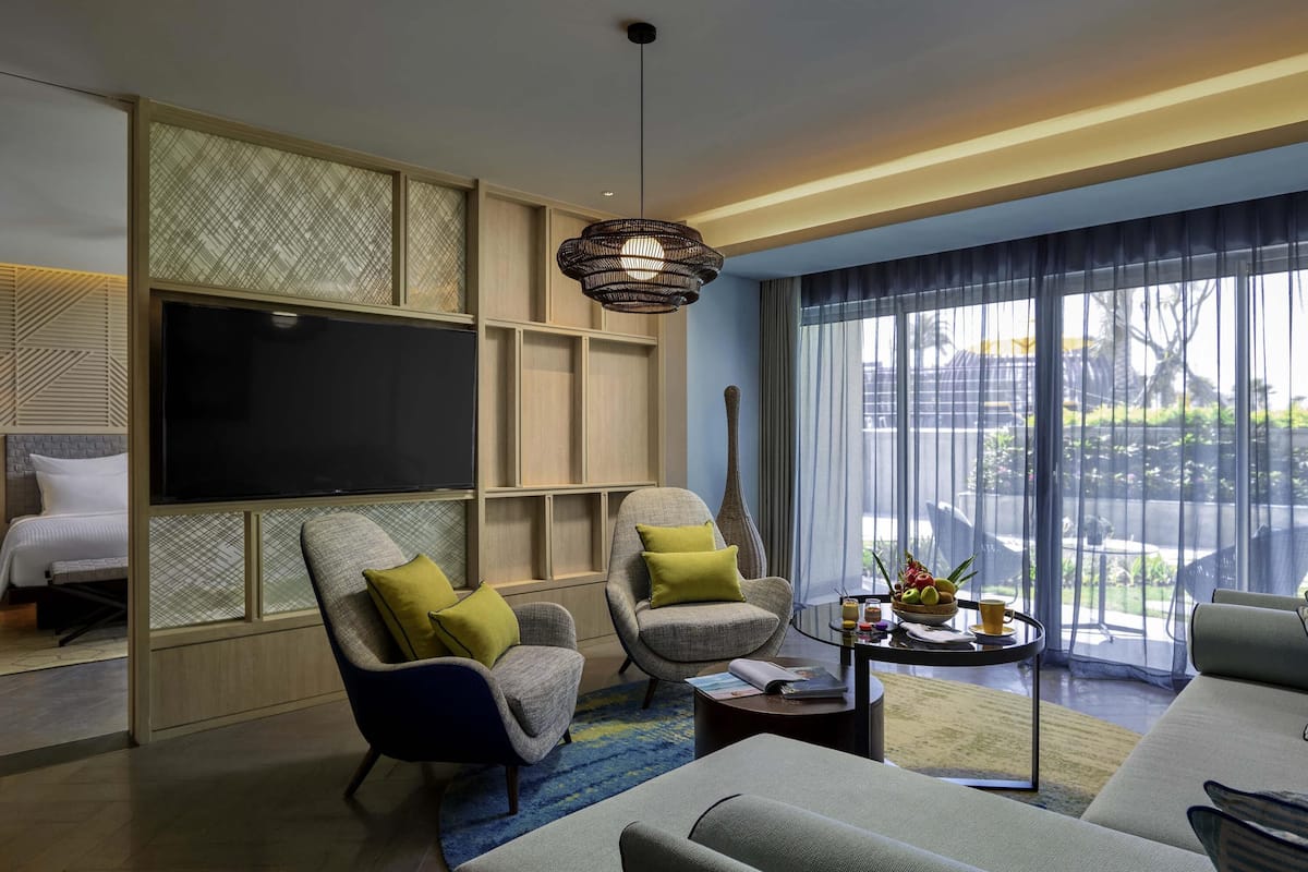 Executive-suite - 2 soveværelser - udsigt over resort (Executive Privilege Pass) | 1 soveværelse, allergivenligt sengetøj, minibar, pengeskab på værelset