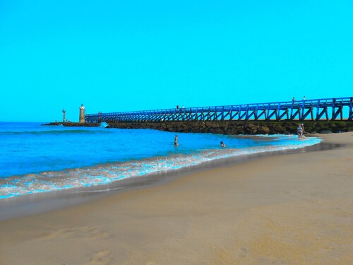 Nizza Capbretonnaise drei Räume zwischen Hafen, Handel und Strand