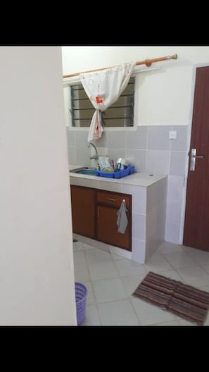 Towels, soap, toilet paper