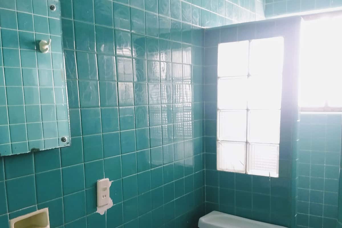 Dusche, Handtücher, Seife, Shampoo