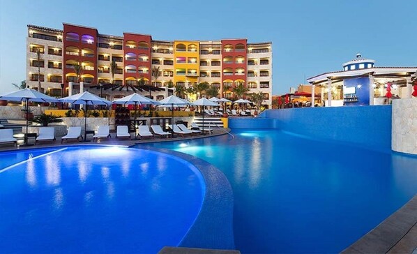 Außenpool, beheizter Pool