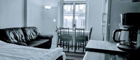 City Studio | Individually decorated, individually furnished, desk, laptop workspace