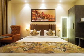 Chambre Supérieure, 1 très grand lit | Décoration personnalisée, ameublement personnalisé, bureau