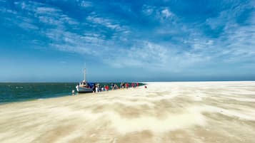Vlak bij het strand