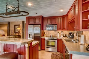 Condo, 2 Bedrooms | Private kitchen - Black Bear Lodge 103 by Vacasa (Park City)