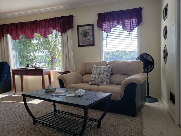 Smart TV, fireplace, video game console, Netflix