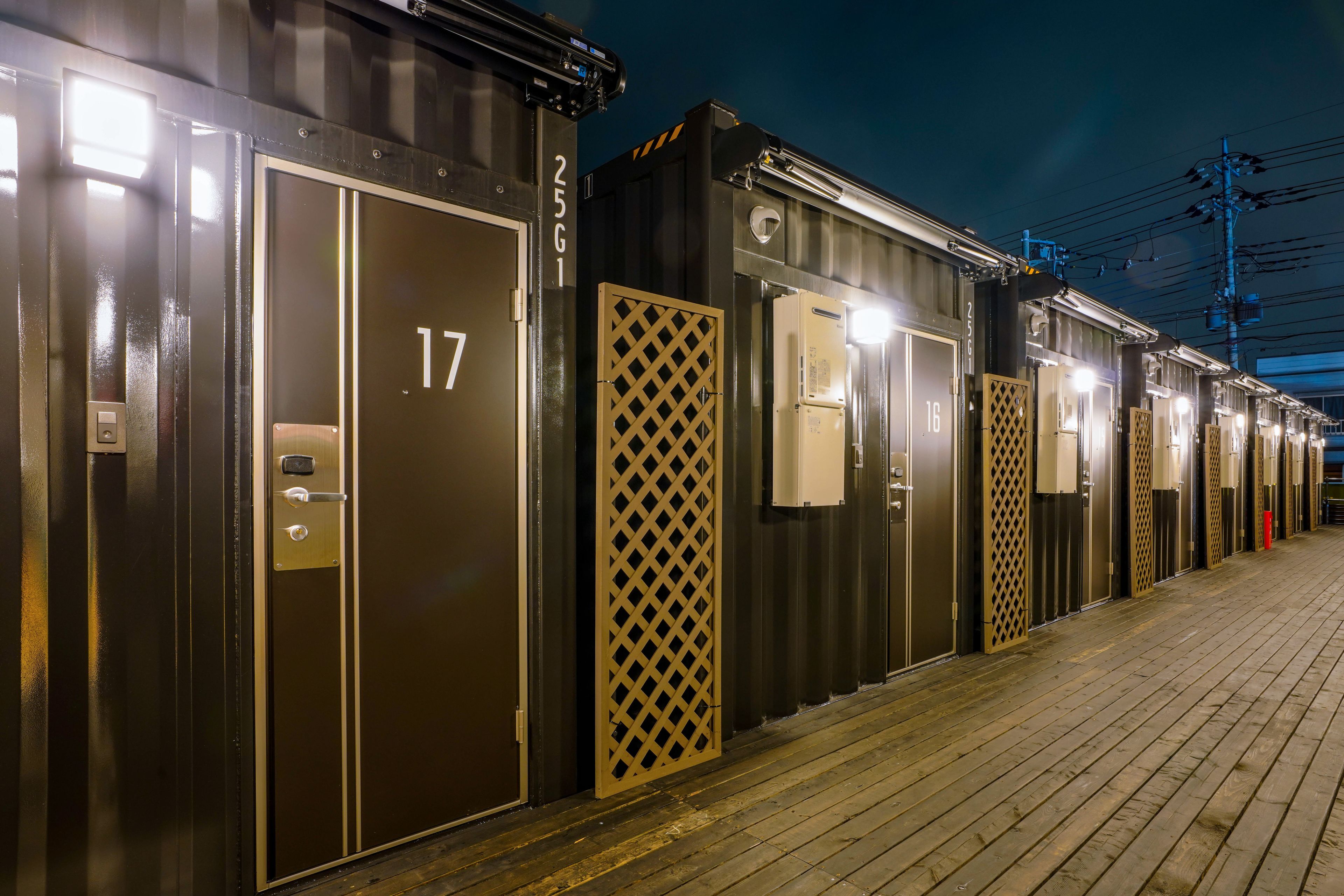 front of property – evening/night