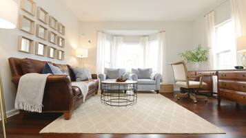 Smart TV, toys, books, music library