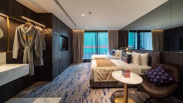 Quarto duplo | Sala de estar | TV LED