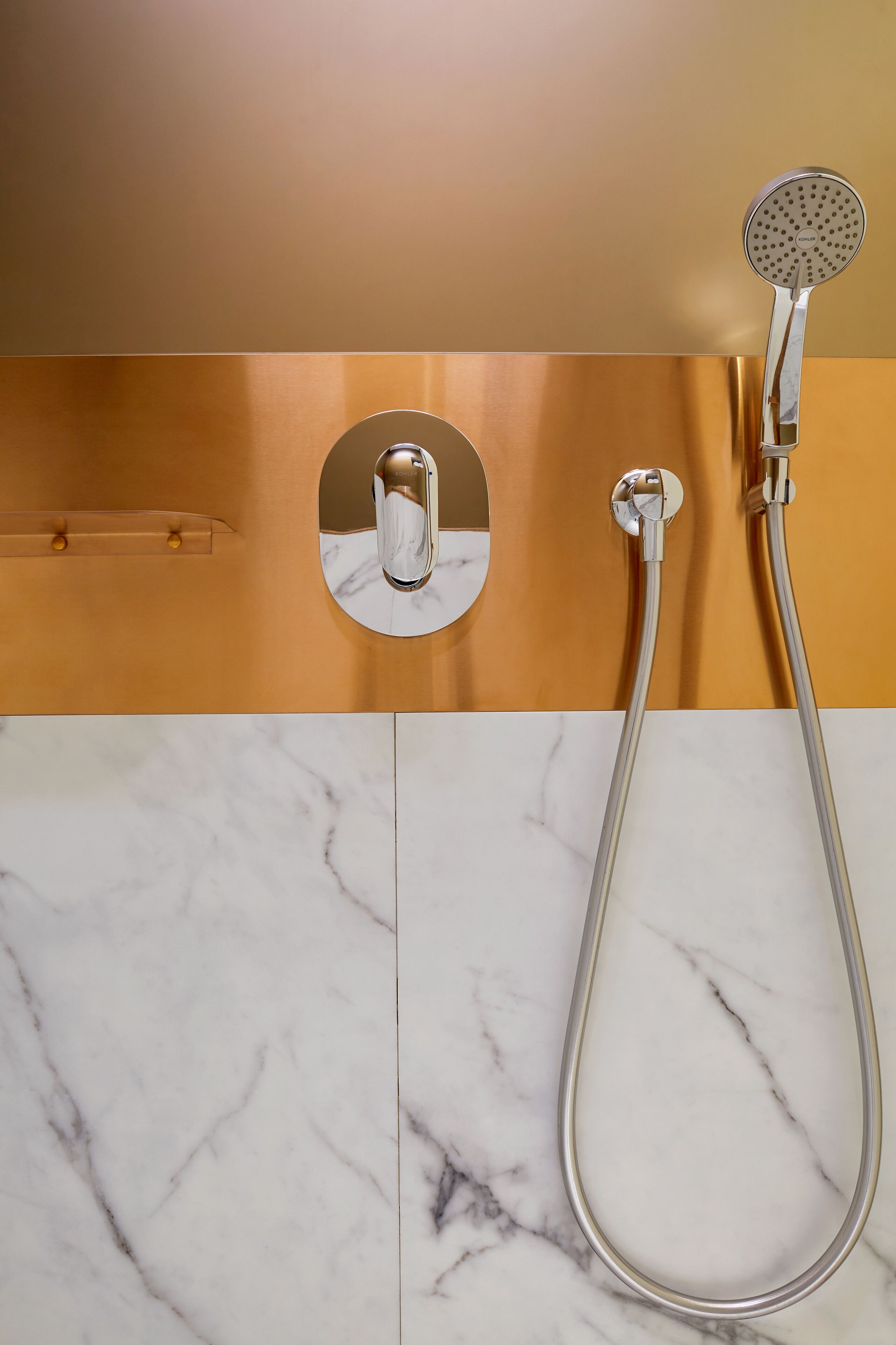 copper twin without window | bathroom shower