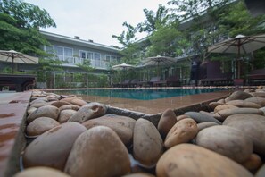 Deluxe Double Room | Outdoor pool | Outdoor pool, open 6:00 AM to 10:00 PM, pool loungers - VIGU Angkor Hotel (Siem Reap)