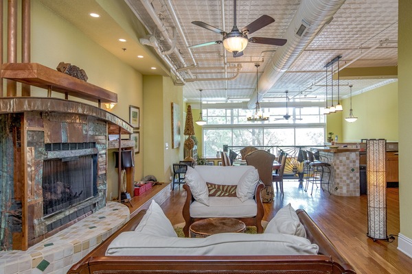 Televisor intel·ligent, llar de foc, reproductor de DVD i llibres