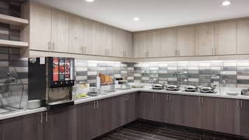 Free daily self-serve breakfast