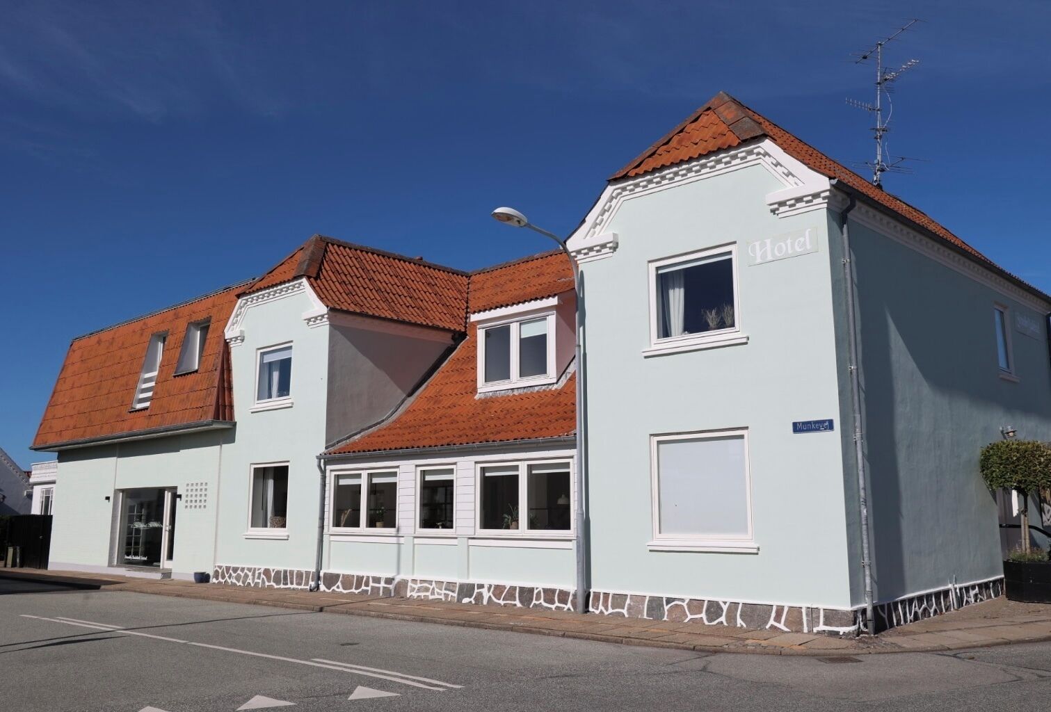 Overnatningsstedets facade