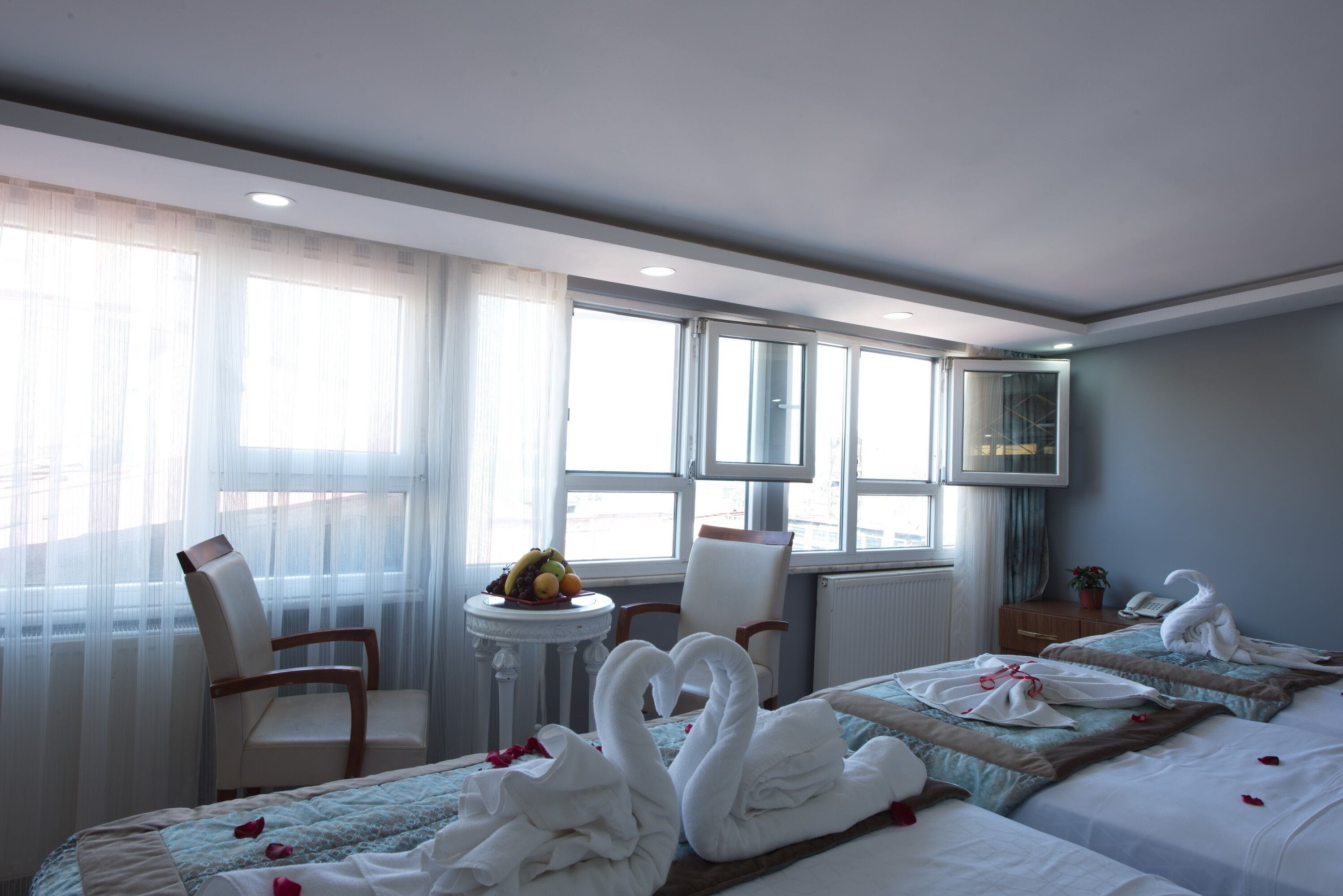 Standard-Vierbettzimmer | Ausblick vom Zimmer