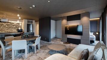 Suite prèmium, 1 dormitori | 2 dormitoris, habitacions insonoritzades i planxa i posts de planxar