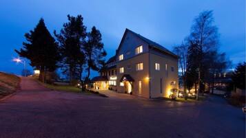 Front of property - evening/night