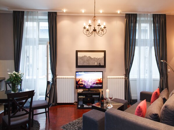 Appartement Ville, 1 chambre, terrasse, vue ville | Extérieur