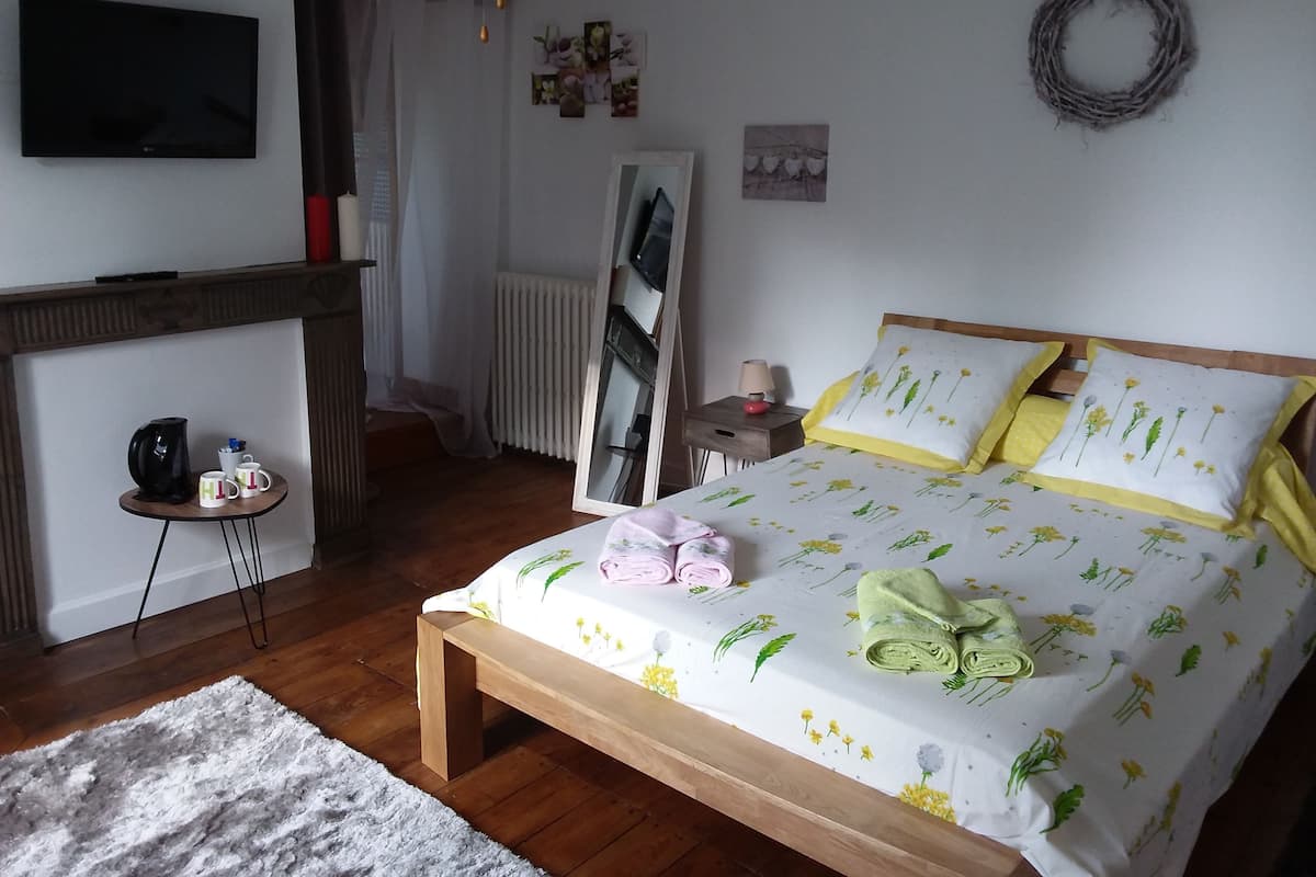 Tweepersoonskamer (La Nature) | Luxe beddengoed, Select Comfort-bedden, verduisterende gordijnen