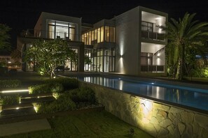 Front of property – evening/night